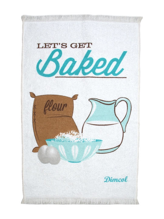 Dimcol Baked Towel made of 100% Cotton 40x60cm 1pcs