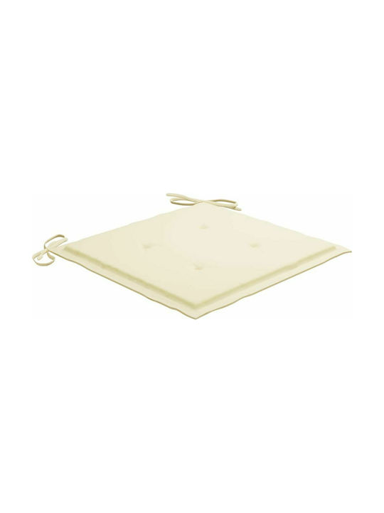 vidaXL Garden Chair Cushion Beige 4pcs 50x50cm.