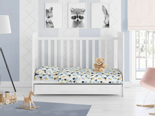 Dimcol Baby Pillowcase Light Blue 35x45cm