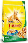 Purina Friskies Суха храна за възрастни котки с Пилешко 1.5кг