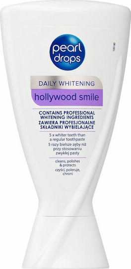 Pearl Drops Daily Whitening Hollywood Smile Зъбна паста за Избелване 50мл