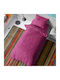 Dimcol Bettdecke Einzelbett 160x240cm Solid Fuchsia 300 GSMGsm