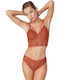 Cansoy Lace Underwear Set with Bralette & Brazil Tile Liona 319