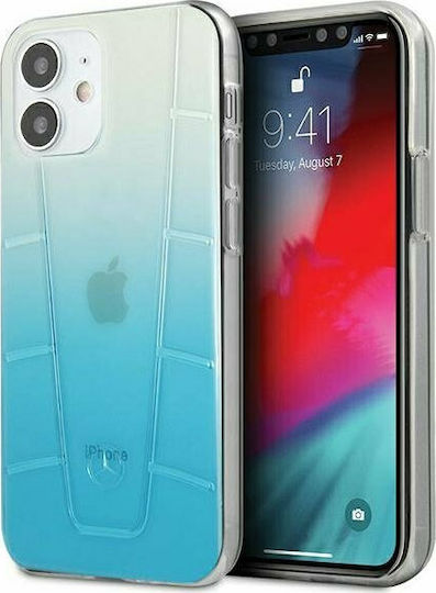 Mercedes-Benz Transparent Line Back Cover Πλαστικό Μπλε (iPhone 12 mini)
