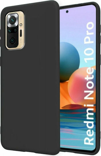 Erbord Back Cover Σιλικόνης Μαύρο (Redmi Note 10 Pro)