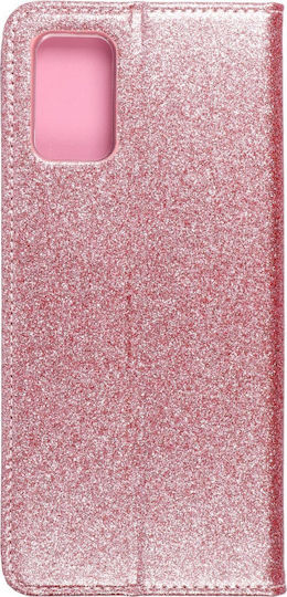 Forcell Book Δερματίνης Ροζ Χρυσό (Galaxy A02s)