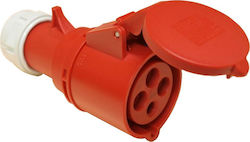 PCElectric Female Industrial Socket 4P 16A 214-6