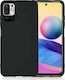Back Cover Σιλικόνης 1.2mm Μαύρο (Redmi Note 10 5G / Poco M3 Pro)