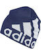 Adidas Big Log Aeroready Beanie Männer Beanie Gestrickt in Blau Farbe