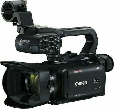 Canon Βιντεοκάμερα 4K UHD @ 25fps XA45 Αισθητήρας CMOS Αποθήκευση σε Κάρτα Μνήμης με Οθόνη Αφής 3" και HDMI