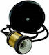 Vito Pendant Light Black with Socket E27