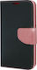 Fancy Wallet Δερματίνης Μαύρο (Redmi Note 9)
