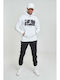 Pray MT275 Sweatshirt with Hood White