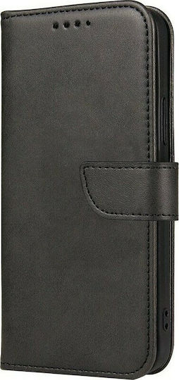 Hurtel Book Synthetic Leather Black (Huawei P40 Lite 5G)