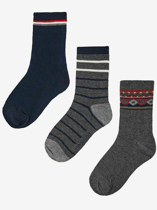 Mayoral Kids' Socks Knee-High Blue 3 Pairs
