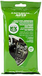 BigBuy Wipes Cleaning 30τμχ for Interior Plastics - Dashboard Dashboard Cleaner 30ml S3700288