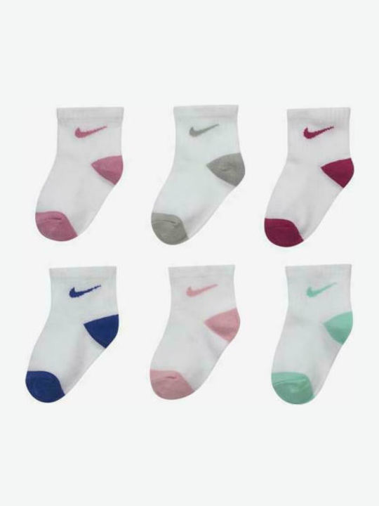 Nike Sportliche Kinder Söckchen POP Weiße 6 Paar