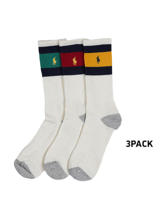Ralph Lauren Herren Socken Weiß 3Pack