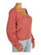 Only Women's Long Sleeve Pullover Mauvewood