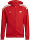 Adidas Αθλητική Παιδική Ζακέτα με Κουκούλα Κόκκινη Salah AEROREADY Football-Inspired