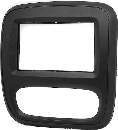 DIN Fascia Panels 2 Din for Opel Vivaro / Fiat Talento / Nissan NV300 / Renault Trafic for Nissan NV300 2014 2022
