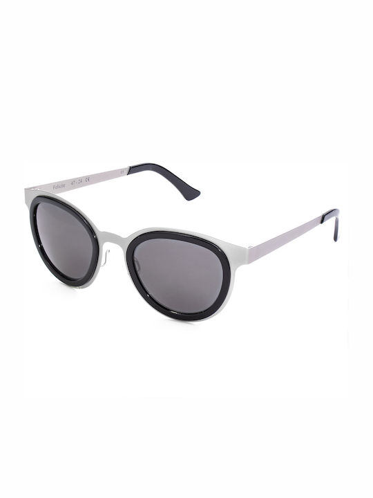 L.G.R. Felicite Unisex Sonnenbrille mit Kunststoff Gestell Silver 01