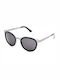 L.G.R. Felicite Unisex Sonnenbrille mit Kunststoff Gestell Silver 01