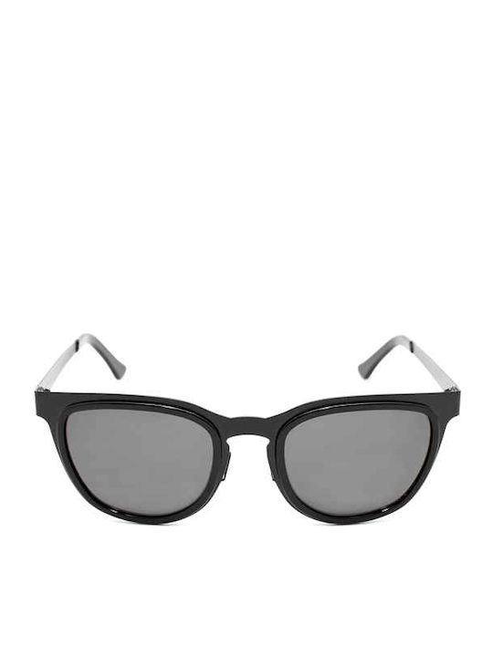 L.G.R. Glorioso Unisex Sunglasses with Metal Frame Black 01