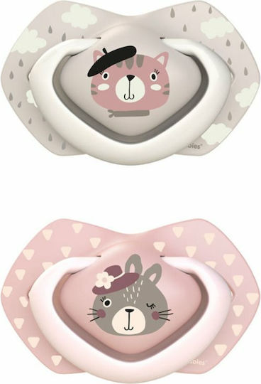 Canpol Babies Bonjour Paris Pacifiers Silicone for 6+ months 2pcs