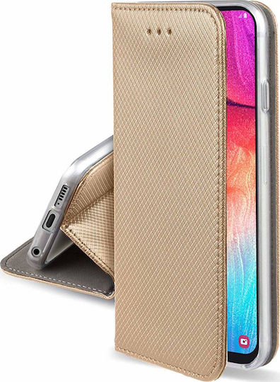 Smart Magnet Книга Изкуствена кожа Златист (Galaxy A32 5G)