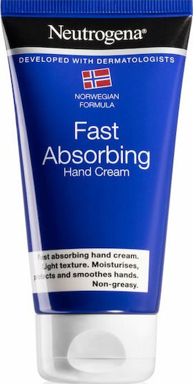 Neutrogena Fast Absorbing Light Ενυδατική Κρέμα Χεριών Non Greasy 75ml