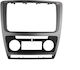 Πρόσοψη 2 Din για Skoda Octavia 2004 - 2013 Auto Air Condition Ασημί για Skoda Octavia 2004 2013