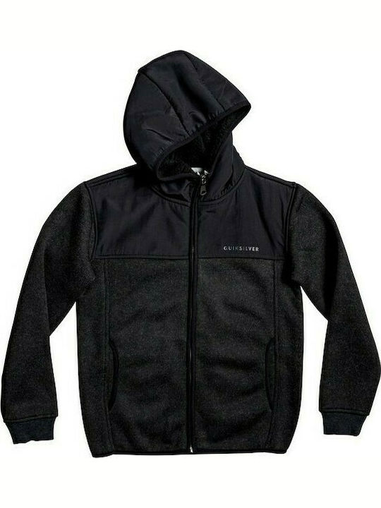 Quiksilver Kids Cardigan Sweatshirts Hooded Black