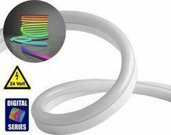 Universe Wasserdicht LED-Streifen 24V RGB Licht 5m Neon Flex