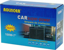 Rolinger Τετράγωνος Προβολέας Αυτοκινήτου LED Universal 10-30V 100W 14cm 1τμχ