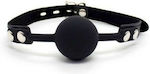 Ball Gag & Block Knebel in Schwarz Farbe