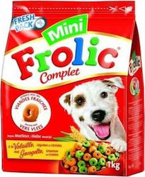 Pedigree Mini Frolic Complet Dry Dog Food for All Breeds with Meat 1kg