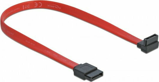 DeLock 7-Pin SATA II to 7-Pin SATA II Cable 30cm Red (84249)