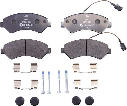 Ate Brake Pad Front 4pcs for Citroen Jumper Fiat Ducato Peugeot Boxer