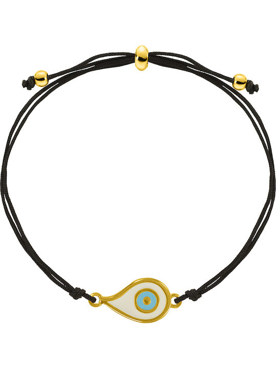 Damen Armband mit Design Auge aus Kabel Vergoldet