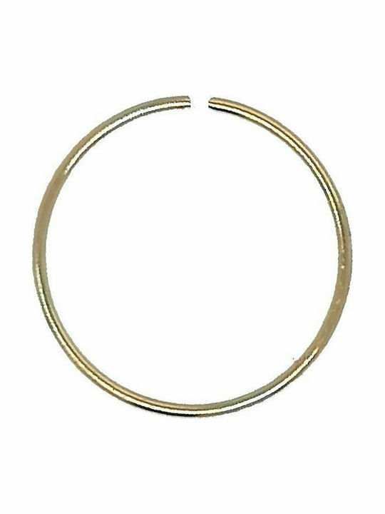 Mertzios.gr Ohrring Creolen Nasen aus 14K Gold