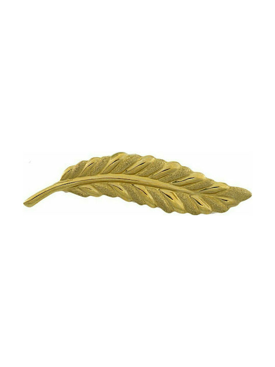 Mertzios.gr Pin Blatt aus Gold Gelb