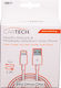 Cartech USB to Lightning Cable Λευκό 1m (29611)