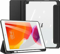 Dux Ducis Toby Armored Flip Cover Synthetic Leather / Plastic Black (iPad 2019/2020/2021 10.2'')