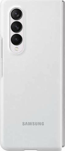 Samsung Silicone Cover Back Cover Silicon Alb (Galaxy Z Fold 3)