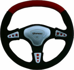 Carman Volan Auto R Speed Din Piele Triactin cu Diametru 35cm Roșu/Negru
