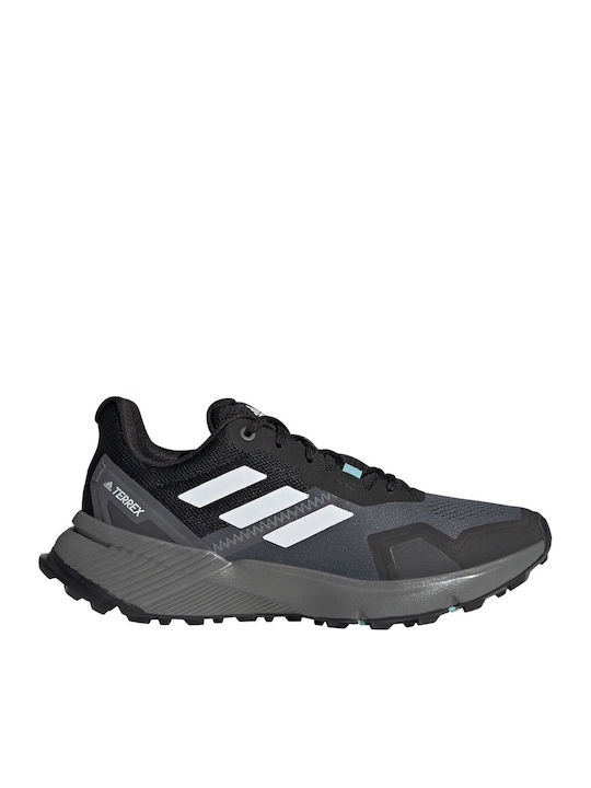 Adidas Performance Terrex Soulstride Γυναικεία Αθλητικά Παπούτσια Trail Running Core Black / Crystal White / Mint Ton