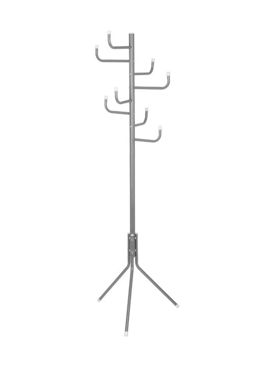 5Five Coat Tree Καλόγερος Μεταλλικός Ασημί 53x47x171cm