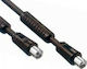 Comp Antenna Cable Coax male - Coax female Black 1.5m (02.006.0076) 1pcs