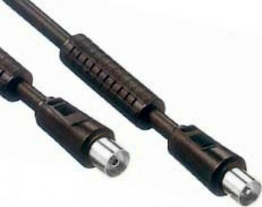 Comp Antenna Cable Coax male - Coax female Black 1.5m (02.006.0076) 1pcs